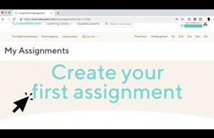 How to Create Assignments on Education.com