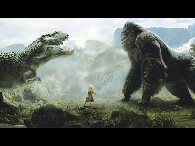 King Kong vs T Rex Fight Scene – King Kong (2005) Movie Clip
