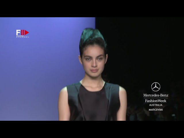MATICEVSKI Spring 2012 Australian FW – Fashion Channel