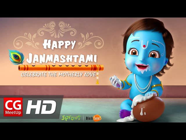 CGI Animated Spot: Krishna Janmashtami Wishes by Sprout, Black Saint, Aman | CGMeetup