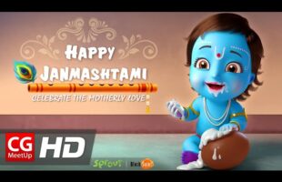 CGI Animated Spot: Krishna Janmashtami Wishes by Sprout, Black Saint, Aman | CGMeetup